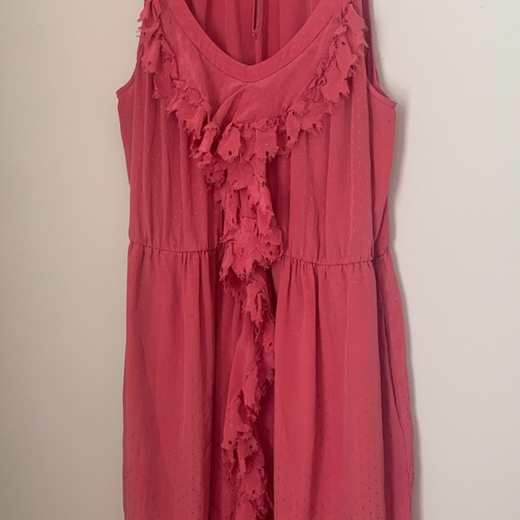 Rebecca Taylor Silk Waterfall Ruffle Dress - Picture 3 of 7